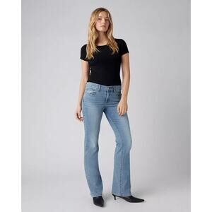 Levi’s Women’s Classic Bootcut Jeans Size 12 Light Wash Mid Rise Denim